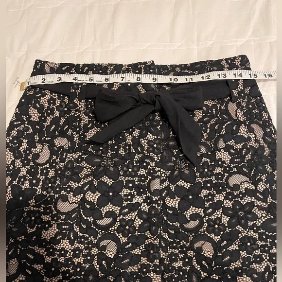 Guess by Marciano Black Floral Lace High Waist Shorts - Picture 9 of 9
